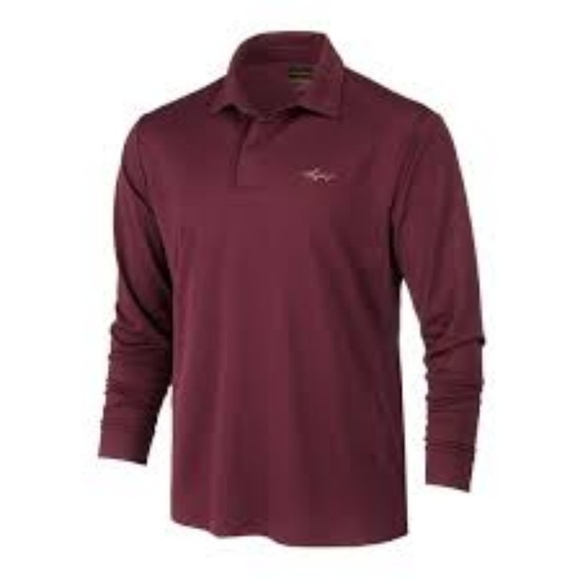 GREG NORMAN Long Sleeve Collared Golf Shirt Casual - Picture 1 of 6